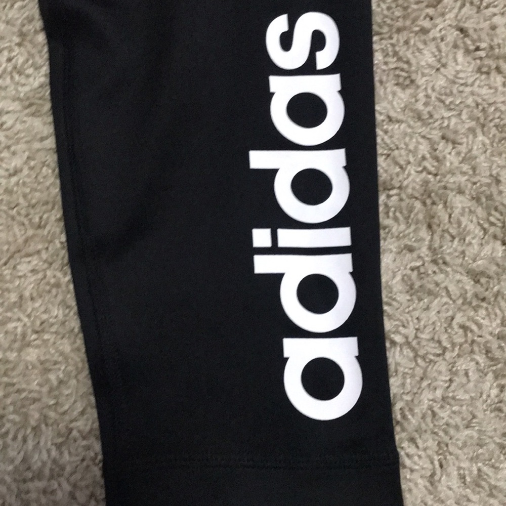 Adidas Thighs Black Yoga Pants - Picture 2 of 4